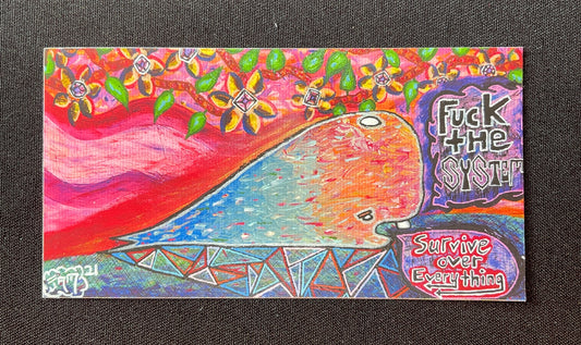 Munko Whale - Vinyl sticker
