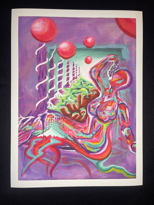 Grape Goddess - Large Print