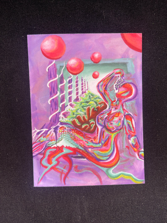 Grape Goddess - Vinyl Sticker